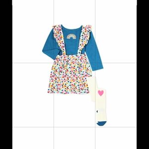 Wonder Nation Heart Patterned Tights